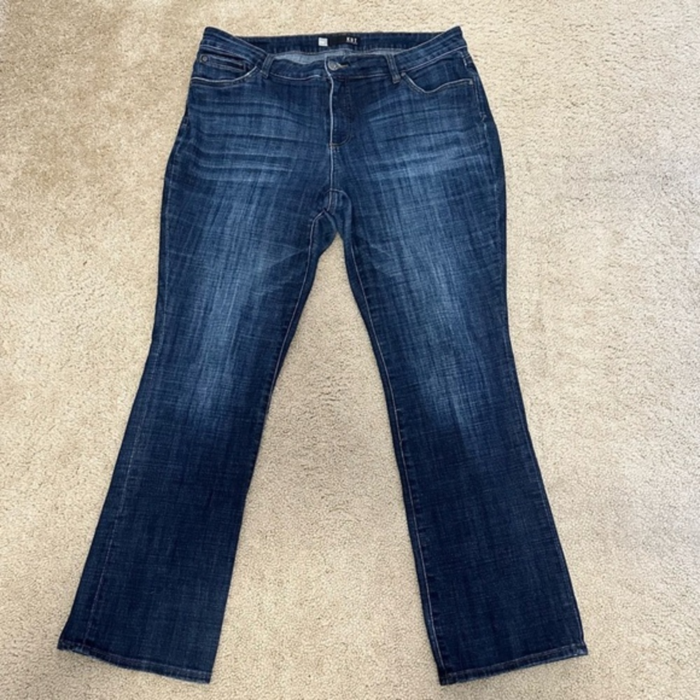 Kut from the Kloth Dark Blue Straight Leg Jeans
